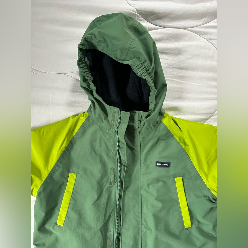 Lands’ End Boys / Kids Squall Fleece Lined Waterproof Insulated Winter Parka
